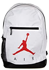 NIKE Jordan 9B0503-001 Air White Backpack and Pencil Case Set