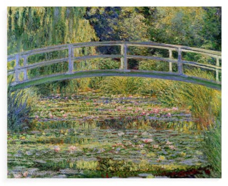 Paint by Numbers for Adults 40x50cm Monet Famous Paintings - The Japanese Bridge The Water Lily Pond - Paint by Numbers Kits Canvas Acrylic,A1