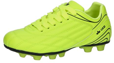 Lico Soccer Champ fotbollsskor, citron/svart, 40 EU, Lemon svart, 40 EU