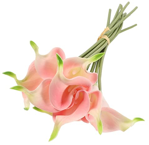 OUNONA 10 Stück Künstliche Calla Lilien aus Pu und Kunststoff