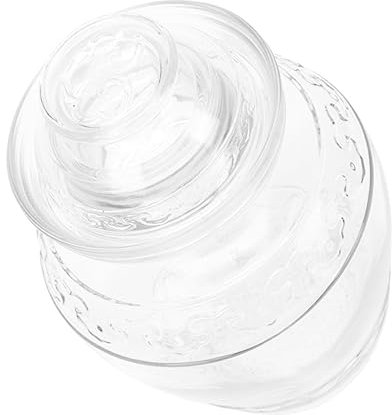 TOPBATHY Gurkenglas Glas Transparent Versiegelt Vorratsglas Für Restaurants Zufällige Muster Getreide Lebensmittelbehälter Einmachglas Für Hause Küche