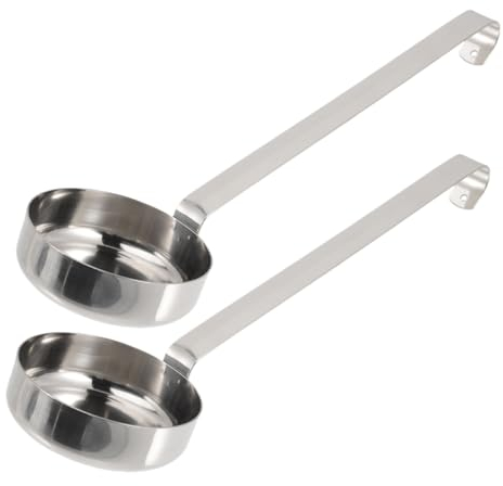 VINTORKY 2pièces Louche à Long Manche Cuillère Doseuse Cuillère à Sauce De Cuisine Louches à Sauce Pour Pizza