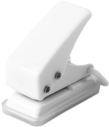 Tragbarer Mini Einzellocher für Büro,Mini Locher,Kleiner Locher,Einloch Locher,Locher Einzelloch,Single Hole Punch,Ergonomisches Design und Einfache Reinigung,Für Büroschulen und Heimwerkerprojekte