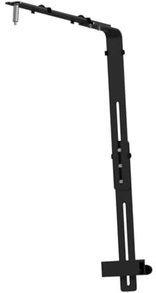 Milageto Tank Licht Halterung Ständer Hängelampe Halterung praktische Dekoration Tragbare Lampen Halter Aquarium Licht Halter Zubehör, Schwarz 2.8mm