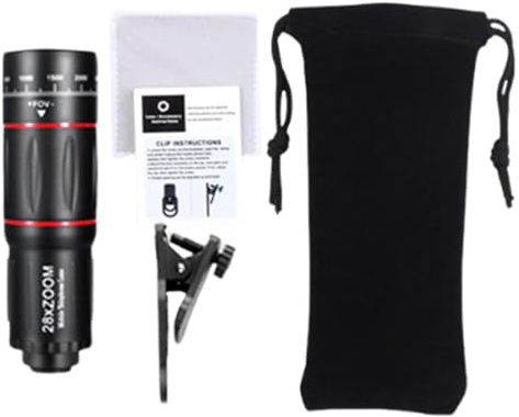 Lente de cámara para teléfono celular, lente de fotografía móvil, accesorio de zoom externo, accesorio de cámara inteligente, lente de teléfono que mejora conciertos, eventos deportivos, capturas