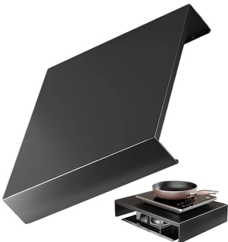 Cubierta de cocina de gas, cubierta de acero al carbono, color negro, cubierta para quemador, cubierta para placa de cocina, cubierta para placa de cocina, ampliación del espacio de la cocina, 35 x 45
