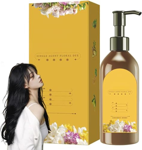 Tintura per capelli a dose singola per piante, naturale a lunga durata, tintura per capelli naturale, tintura per capelli a base vegetale, shampoo per capelli a base vegetale, shampoo per capelli con