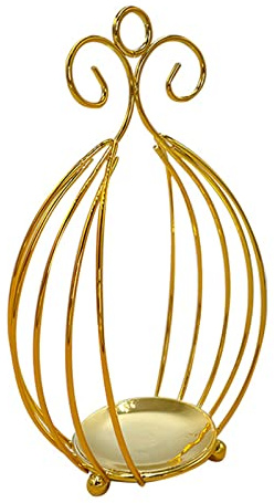 Geavonyg Candelador Candeler Día De Valentín Decoración del Hogar Rose Oro Golden Black Magnolia Decoración del Hogar Tibros Votivos Decorativos