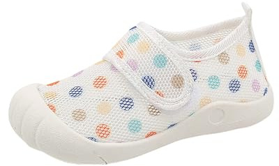 Crawling Shoes Baby Summer Trainers Mesh Breathable First Walking Shoes Girls Boys Sneakers Non-Slip Baby Floor Shoes Soft Sole Sandals Lightweight Comfortable Kids Sandals Barefoot Shoes for Outdoor