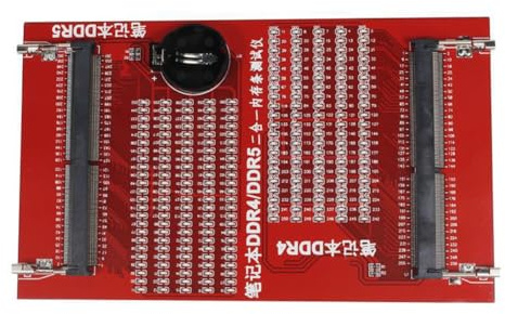 Ehwisbe Memory Slot Testing Tool for Laptop for Desktop DDR4/DDR5 SDRAM SO-DIMM Tester Diagnostic Card with LED Light Indicator