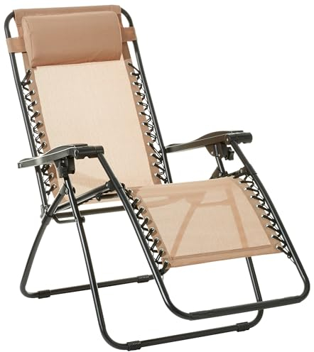 Amazon Basics Sedia a gravità zero, Beige