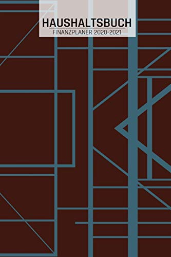 Haushaltsbuch: Art Deko Motiv mit Übersicht von Einnahmen I Ausgaben I Fälligkeiten I Wochenplaner I Variable und Fixe Kosten I 120 Seiten I matt