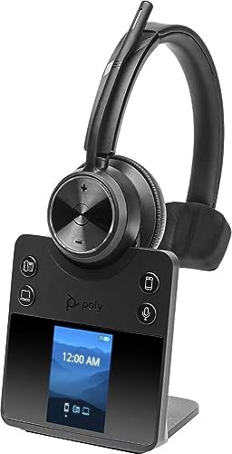 Plantronics Poly DECT Headset Savi 7410 Office monaural, Schwarz