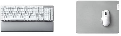 Razer Pro Type Ultra - Wireless Mechanical Keyboard for Maximum Productivity & Pro Glide - Soft Mouse Mat for Office Productivity (Thick & High-Density Rubber Foam