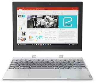 Lenovo MIIX 320-10ICR 2-in-1 Tablet with UK Keyboard 10.1 Inch Laptop Touch Screen - Intel Atom x5 Z8350 4GB RAM 64GB Windows (Renewed)