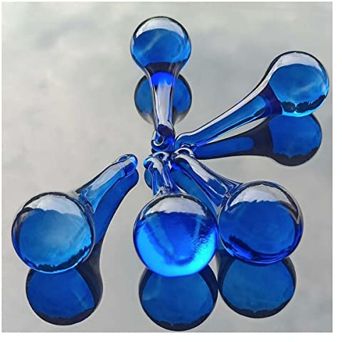 Kronleuchter Kristall Prismen Anhänger 10 STÜCK 60 MM Tropfen Eiszapfen Kristalle Anhänger Blau Kronleuchter Kristalle Lampe Teil Wohnkultur