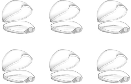 Schnullerhalter, 6 Stück Tragbar Schnullerbox Baby Transparent, Staubdicht Schnuller Aufbewahrungsbox, Schnuller Vorratsbehälter, Schnullerboxen für Unterwegs, Reisen, Zuhause, Outdoor-Aktivitäten