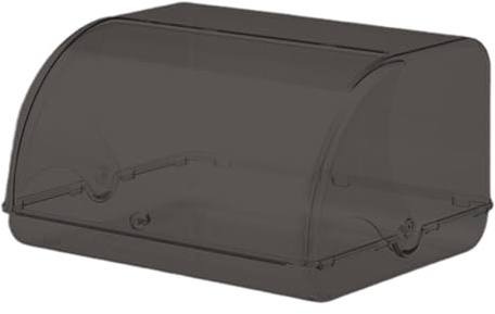 Panera - Panera De Encimera Con Tapa | Organizador De Maquillaje Que Ahorra Espacio, 30,5x27x17,5 Cm, Almacenamiento De Pan Transparente, Caja De Almacenamiento De Escritorio Y Accesorios Para Pan Cas