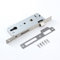 Cerradura de puerta, cerradura de embutir de acero inoxidable, cerradura de embutir, cerradura de embutir, puertas enmarcadas, respaldo de cerradura de 85 mm, cerradura de marco tubular de 35 mm, pest