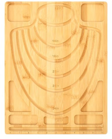 YERENCY Holz-Perlenbrett, Perlen-Designbrett Perlenherstellungszubehör Perlentabletts Matten Für Armband, Halsketten, Schmuckherstellung, DIY-Design