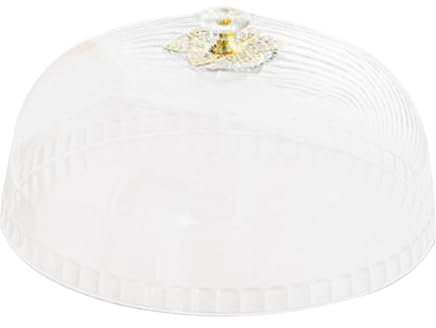 MagiDeal Couvre de support à gâteau Round Pastry Dispus Cloche, décoratif, couvercle de gâteau de dôme alimentaire pour le plateau de plateau du plateau de, 26cm