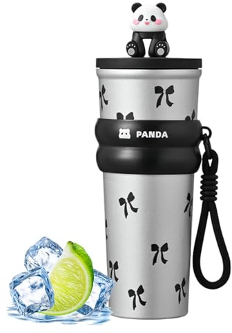Tuxuseo Gourde Pour Fille - Gourde Isotherme Enfant Portable Design Mignon | Vacuum Multifonction Enfant Adulte Bureau Voyage Plage Sport Loisirs