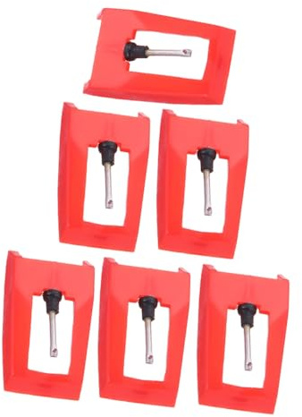 Milisten 6pcs Stylus Needle Replacement Phonograph Stylus for Record Player Turntable Needle for Record Player Pickup