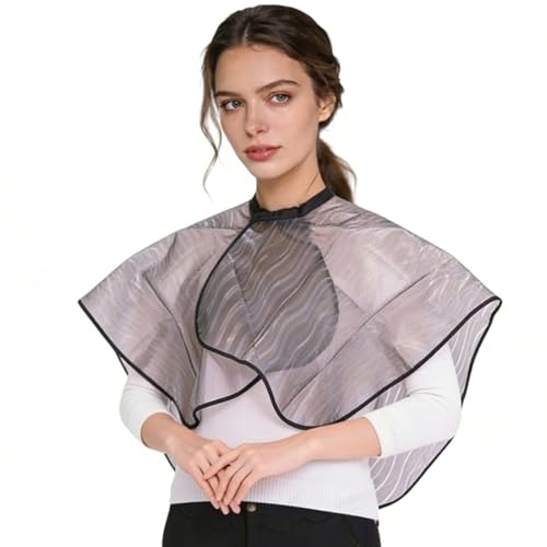 COYUN 1 Pièces Capes de Coiffeur Robe Cape de Cheveux Cape de Maquillage imperméable châle de coloration des cheveux châle court pour coiffure pour Protéger Les Vêtements