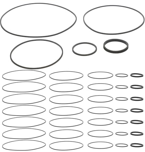 MAJORMENCH Antriebsriemen 50 Stück 1mm Quadratisch Kassettenriemen für Kassettendeck und Tragbare Abspielgeräte Wartungsriemen für Kassettenspieler