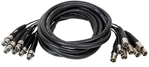 MUSIC STORE MC-08 8-fach Multicore 5m XLR-female/XLR-male - Cavo multicore
