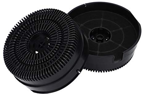 LUTH Premium Profi Parts 2 filtri ai carboni attivi, tipo 58, 142 mm, compatibili con Whirlpool 484000008782 AKB000/1 per cappa aspirante