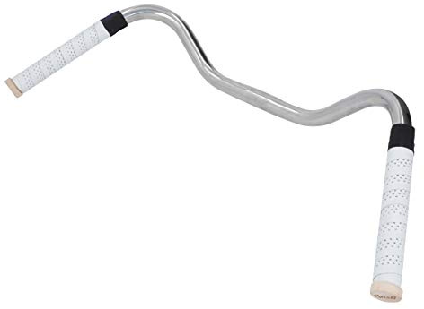 Gusti Leder Lenkerband Fausto C. – 80 cm Griffband selbstklebend (2er Set) – Gravelbike- & Rennrad Lenkerband Leder inkl. Korkstopfen für sicheren Halt