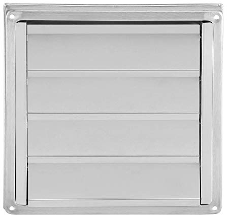 100mm Stainless Steel Vent Cover Vents Duct Grill Wall Air Vent Square Tumble Dryer Extractor Fan Outlet