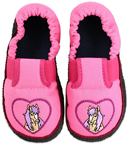 Beck Flickor häst stugskor, - rosa - 32 EU