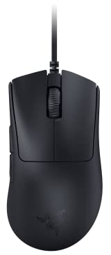 RAZER DeathAdder V3 Wired Gaming Mouse: 59g Ultra Lightweight - Focus Pro 30K Optical Sensor Fast Switches Gen-3 8K Hz HyperPolling 6 Programmable Buttons Ergonomic Speedflex Cable Black