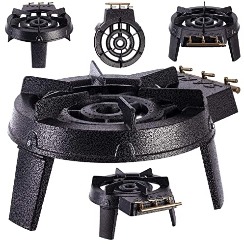 TC TECHNIC Un réchaud tabouret à gaz 9,8kW construction en fonte Réchaud de camping, Butane