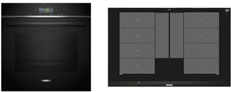 Siemens HB774G1B1, iQ700 Smarter Einbau-Backofen, 60 x 60 cm & EX875LYC1E iQ700 Induktionskochfeld (autark)