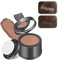 Poudre de Racine de Cheveux Poudre racines Teinture de Racine de Cheveux Concealer pour cheveux pour épaissir les cheveux Poudre Pressée D'ombre de Ligne de Cheveux Hairline Powder（marron clair）
