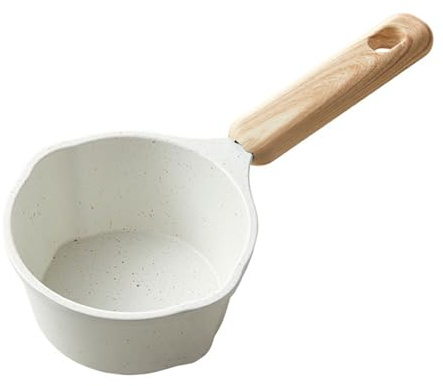 Pentole per il latte, padelle antiaderenti per riscaldare il burro, con manico lungo resistente al calore, piccole pentole