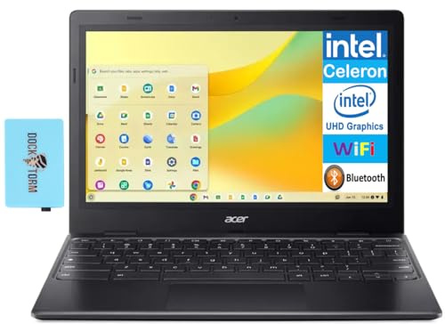 acer Chromebook 311 CBOA311-1H-C90F 11.6 HD Display (Intel Celeron N4500 Dual-Core, 4GB LPDDR4X RAM, 64GB eMMC, Intel UHD Graphics, Bluetooth, Wi-Fi, Chrome OS) w/DKZ Hub USB Port Expander