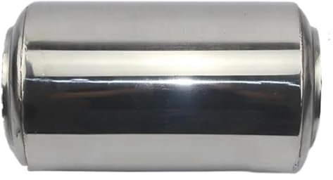 RINKTEEA Auspuffspitze Für Autoteile Mesh Kleines Loch Schalldämpfer Auspuffrohr 304 Edelstahl Auspuffendrohr Auspuffrohr Mittelschalldämpfer(76mm)