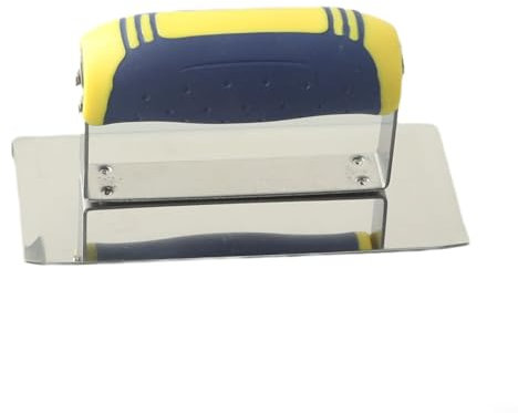 Betonwerkzeuge Edelstahl Beton Hand Fugenwerkzeug Set für Gips, Zement Finishing mit ergonomischem Griff (a)