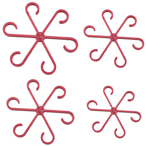 Supporto per stelo della pianta, clip per supporto per vite, morsetto per piante rampicanti, design per crescita verticale, anelli di supporto di diverse dimensioni, uso in giardino interno ed esterno