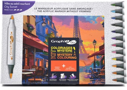 Graph'it Go Kit Coloriage Mystère - City Sunset