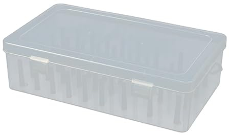 Práctico organizador de cables de bobina de 42 carretes, caja de almacenamiento resistente para sistemas profesionales de almacenamiento de cables en casa y oficina