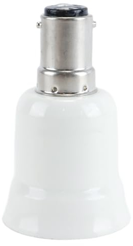 Durlo Adaptateur convertisseur B15 vers E27, douille de lampe B15 B15D vers E27, 3 pièces