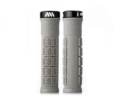 Puños para Bicicleta de Montaña MTB con Agarre Ligero Rise | Grips Ergonómicos con Textura Micro-Diamante para Enduro y Trail con Bloqueo - 132mm