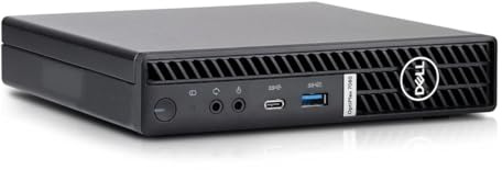 Dell Optiplex 7080 Micro Intel Core i5 10500T 256GB SSD Festplatte 16GB Speicher Windows 11 Pro inkl. W-LAN & Bluetooth Desktop Computer Mini PC (Generalüberholt)