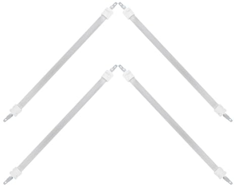 Abaodam Tube Chauffant en Quartz 27 Cm pour Radiateur D’appoint 4 Pièces Élément Chauffant de Remplacement pour Cuisinière Électrique, Chauffage Extérieur et Terrasse Tube en Verre Quartz