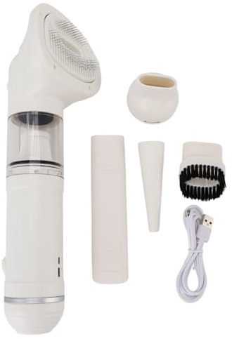 Ejoyous Dog Vacuum Groomer Kit, Dog Grooming Hoover Hoover Handheld Mini Pet Vacuum Cleaner High Efficiency Suction System, for Remover Dogs Cats Hair on Carpets Hard Floors